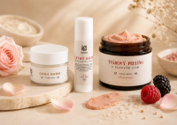 Skryté poklady Cyprianus – očný krém, balzam Letný bozk a peeling s ružovým ílom